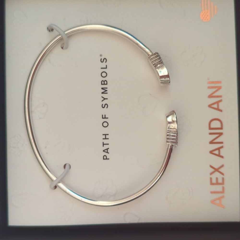 Alex and Ani 925 Silver Pineapple Cuff Bracelet - Picture 3 of 4